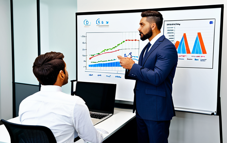 Business Strategy** * **Prompt:** A group of diverse business professionals in a modern office setting, brainstorming on a whiteboard filled with charts and graphs, fully clothed, appropriate attire, safe for work, perfect anatomy, natural proportions, professional teamwork, modest environment. **