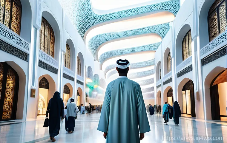 수렴적 사고에서의 피드백 활용법 - **"Convergent Clarity in a Digital Bazaar"** A focused individual, elegantly dressed in modest, ...